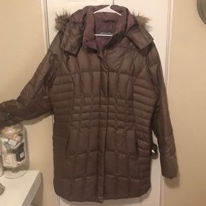 Eddie Bauer Plus T2XL Puffy Light Purple Coat